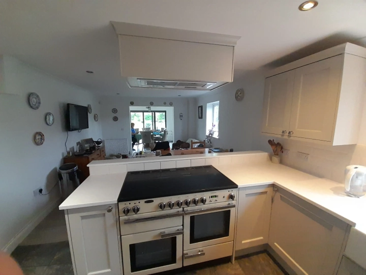 Kitchen With Built in Extractor fan