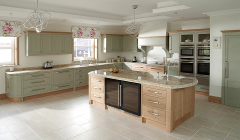 Bespoke Oak Feature Kitchen