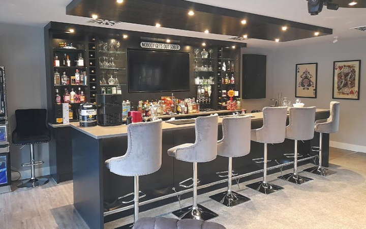 Modern Homemade Bar